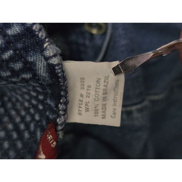 Vintage Sasson Paris Women's Denim Blue Jean Long Skirt Size‎ 10 - Picture 9 of 11